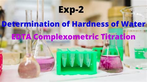 edta test for hardness of water|water hardness edta titration calculations.